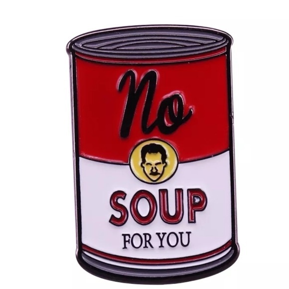 Seinfeld Hilarious Seinfeld Pin inchNo Soup For Youinch - Picture 4 of 4